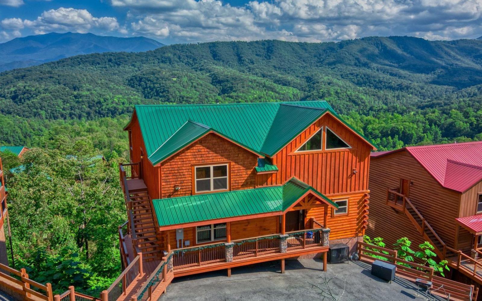 Grand Mountain View Villa Pigeon Forge Exterior foto