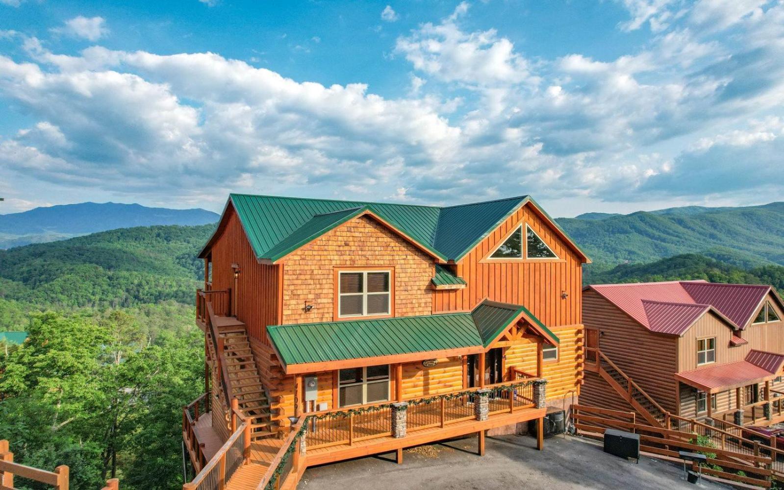 Grand Mountain View Villa Pigeon Forge Exterior foto